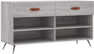 Shumee Botník 102 × 35 × 55 cm, 829714, šedý sonoma - Botník
