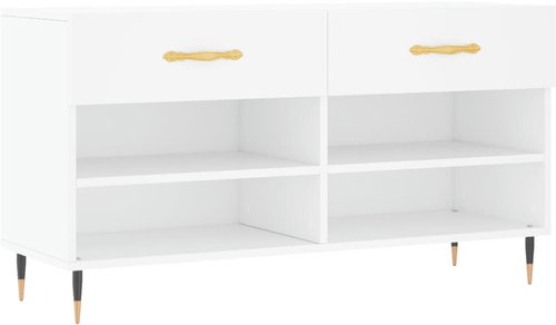 Shumee Botník 102 × 35 × 55 cm, 829716, bílý - Botník - Main image