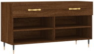 Shumee Botník 102 × 35 × 55 cm, 829723, hnědý dub - Botník
