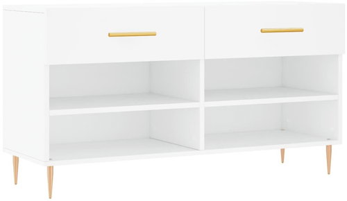 Shumee Botník 102 × 35 × 55 cm, 829724, bílý - Botník - Main image