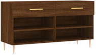 Shumee Botník 102 × 35 × 55 cm, 829731, hnědý dub - Botník