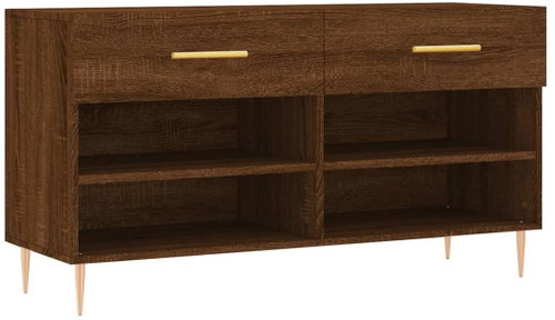 Shumee Botník 102 × 35 × 55 cm, 829731, hnědý dub - Botník - Main image