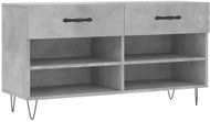 Shumee Botník 102 × 35 × 55 cm, 829736, betonově šedý - Botník