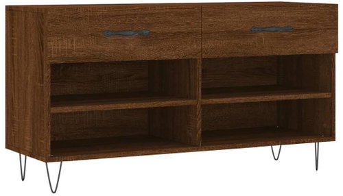 Shumee Botník 102 × 35 × 55 cm, 829739, hnědý dub - Botník - Main image
