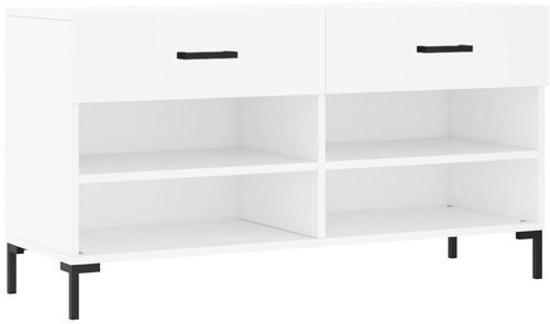 Shumee Botník 102 × 35 × 55 cm, 829740, bílý - Botník - Main image