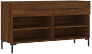 Shumee Botník 102 × 35 × 55 cm, 829747, hnědý dub - Botník