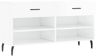 Shumee Botník 102 × 35 × 55 cm, 829758, bílý s vysokým leskem - Botník