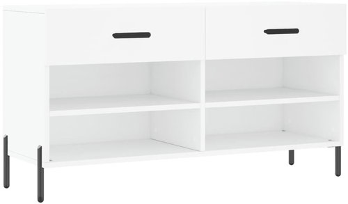 Shumee Botník 102 × 35 × 55 cm, bílý - Botník - Main image