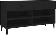 Shumee Botník 102 × 35 × 55 cm, černý - Botník