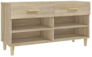 Shumee Botník 102 × 35 × 55 cm, dub sonoma - Botník