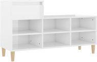Shumee Botník 102 × 36 × 60 cm, 821206, bílý s vysokým leskem - Botník