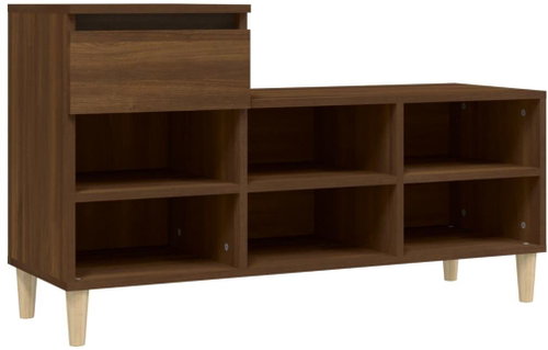Shumee Botník 102 × 36 × 60 cm, 821211, hnědý dub - Botník - Hlavní obrázek