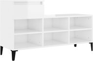 Shumee Botník 102 × 36 × 60 cm, 821214, bílý s vysokým leskem - Botník