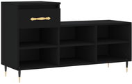 Shumee Botník 102 × 36 × 60 cm, 831357, černý - Botník