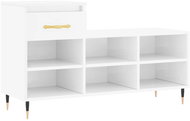 Shumee Botník 102 × 36 × 60 cm, 831358, bílý s vysokým leskem - Botník