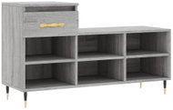 Shumee Botník 102 × 36 × 60 cm, 831362, šedý sonoma - Botník