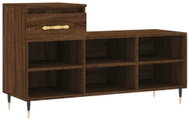 Shumee Botník 102 × 36 × 60 cm, 831363, hnědý dub - Botník