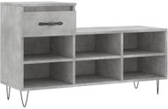 Shumee Botník 102 × 36 × 60 cm, 831368, betonově šedý - Botník