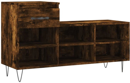 Shumee Botník 102 × 36 × 60 cm, 831369, kouřový dub - Botník - Main image