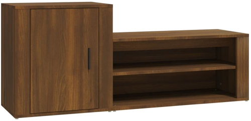 Shumee Botník 130 × 35 × 54 cm, hnědý dub - Botník - Main image