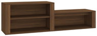 Shumee Botník 150 × 35 × 45 cm, 816919, hnědý dub - Botník