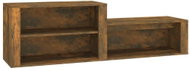 Shumee Botník 150 × 35 × 45 cm, kouřový dub - Botník