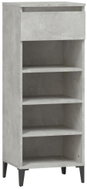 Shumee Botník 40 × 36 × 105 cm, 819784, betonově šedý - Botník