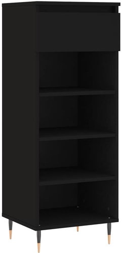 Shumee Botník 40 × 36 × 105 cm, 831453, černý - Botník - Main image