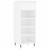 Shumee Botník 40 × 36 × 105 cm, 831454, bílý s vysokým leskem - Botník