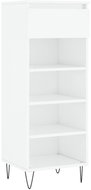 Shumee Botník 40 × 36 × 105 cm, 831462, bílý s vysokým leskem - Botník