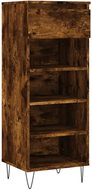 Shumee Botník 40 × 36 × 105 cm, 831465, kouřový dub - Botník