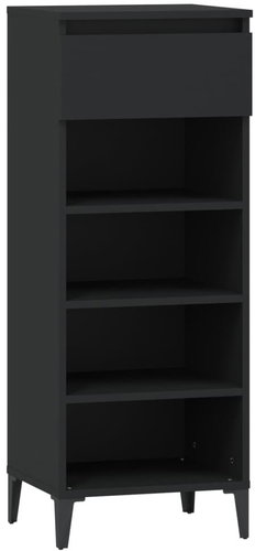 Shumee Botník 40 × 36 × 105 cm, černý - Botník - Main image