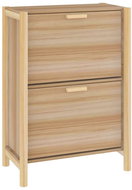 Shumee Botník 57,5 × 33 × 80 cm, dřevo - Botník