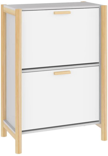 Shumee Botník 57,5 × 33 × 80 cm, bílý - Botník - Main image