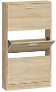 Shumee Botník 59 × 17 × 108 cm, dub - Botník