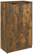 Shumee Botník 59 × 35 × 100 cm, kouřový dub - Botník