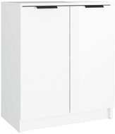 Shumee Botník 59 × 35 × 70 cm, bílý s vysokým leskem - Botník
