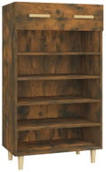 Shumee Botník 60 × 35 × 105 cm, 817555, kouřový dub - Botník