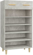 Shumee Botník 60 × 35 × 105 cm, betonově šedý - Botník