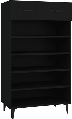 Shumee Botník 60 × 35 × 105 cm, černý - Botník - Main image