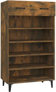 Shumee Botník 60 × 35 × 105 cm, kouřový dub - Botník