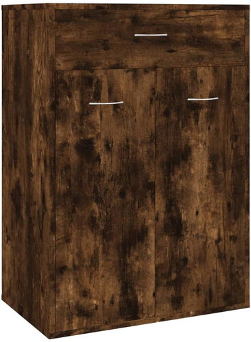 Shumee Botník 60 × 35 × 84 cm, kouřový dub - Botník - Main image