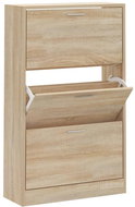 Shumee Botník 63 × 24 × 103 cm, dub sonoma - Botník