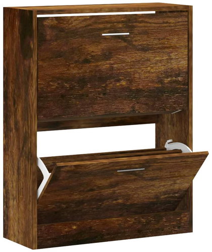 Shumee Botník 63 × 24 × 81 cm, kouřový dub - Botník - Main image
