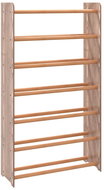 Shumee Botník 65 × 24 × 117 cm, hnědý - Botník