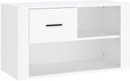 Shumee Botník 80 × 35 × 45 cm, bílý - Botník