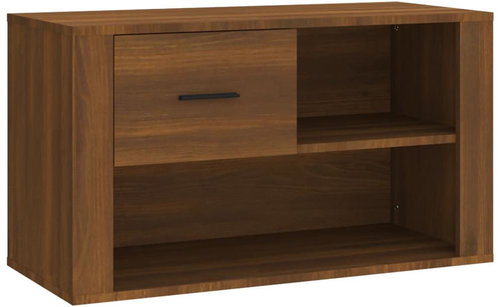 Shumee Botník 80 × 35 × 45 cm, hnědý dub - Botník - Main image