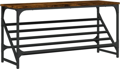 Shumee Botník 90 × 30 × 45 cm, kouřový dub - Botník - Main image