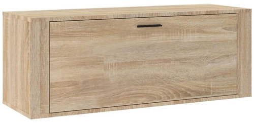 Shumee Nástěnný Botník 100 × 35 × 38 cm, dub sonoma - Botník - Main image