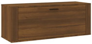 Shumee Nástěnný Botník 100 × 35 × 38 cm, hnědý dub - Botník